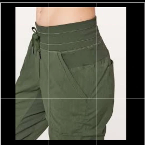 Lululemon Street To Studio Pant II *Unlined 28" Inseam Fatigue Green - Picture 13 of 13